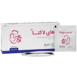 پودر های لاکتا شیر افزا ساشه 28 عددی
