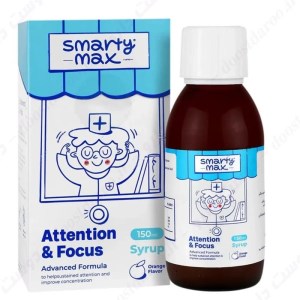 شربت اتنشن و فوکوس اسمارتی مکس 150 میل شربت اتنشن و فوکوس اسمارتی مکس 150 میل