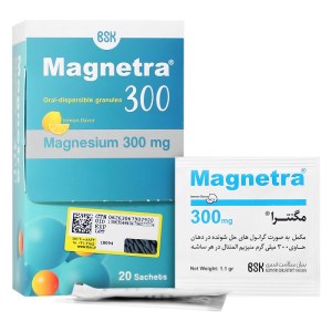 ساشه منیزیم ۴۰۰ یوروویتال بسته ۳۰ عددی