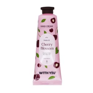کرم مرطوب کننده تیوپی دست ویت یو حاوی عصاره شکوفه گیلاس حجم ۵۰ میلی لیتر