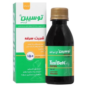 شربت ضد سرفه توسی بن 150 میل شربت ضد سرفه توسی بن 150 میل