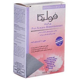 پن کرم دار فولیکا مناسب پوست های خشک و حساس 100 گرم